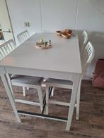 Ikea tafel met stoelen - zo goed als nieuw!, Huis en Inrichting, Tafels | Eettafels, Ophalen, 100 tot 150 cm, 50 tot 100 cm, Zo goed als nieuw