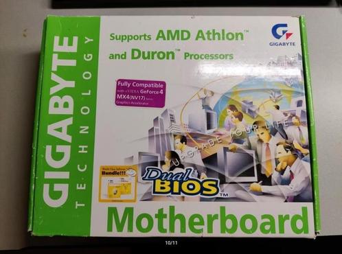 Gigabyte Moederbord GA-7VRXP rev 2.0 Socket A (Dual BIOS), Computers en Software, Moederborden, Gebruikt, AMD, DDR, Ophalen of Verzenden
