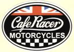 Cafe Racer Motorcycles Union Jack sticker #13, Verzenden