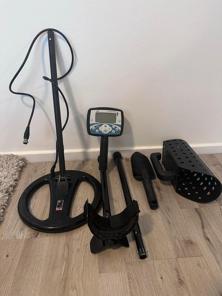Minelab X-Terra 705 Metaaldetector, Hobby en Vrije tijd, Metaaldetectors, Gebruikt, Meer dan 30 cm, Minelab, Discriminatie metaaldetectie