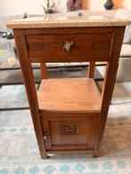 Antiek Nachtkastje met Marmeren Blad, Ophalen