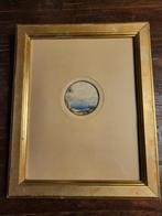 Miniatuur aquarel gezicht op Napels, Ophalen