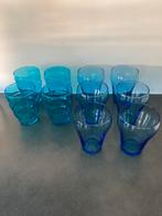 10 blauwe glazen, Ophalen, Zo goed als nieuw, Bierglas