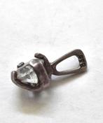 Vintage zilveren hanger met kristal, 835, Ophalen, Overige voorstellingen, Zo goed als nieuw, Zilver