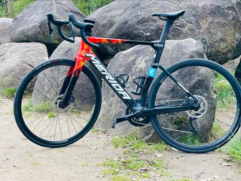 Bahrain victorieus Merida Reacto maat M ultegra carbon, Fietsen en Brommers, Fietsen | Racefietsen, Zo goed als nieuw, Overige merken