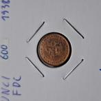 Halve cent 1938 UNC/FDC, Postzegels en Munten, Ophalen of Verzenden, Koningin Wilhelmina, Overige waardes, Losse munt