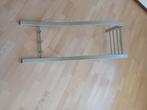stalen (alu?) kapstok van 40 cm breed, 100 tot 150 cm, Zo goed als nieuw, Metaal, Ophalen