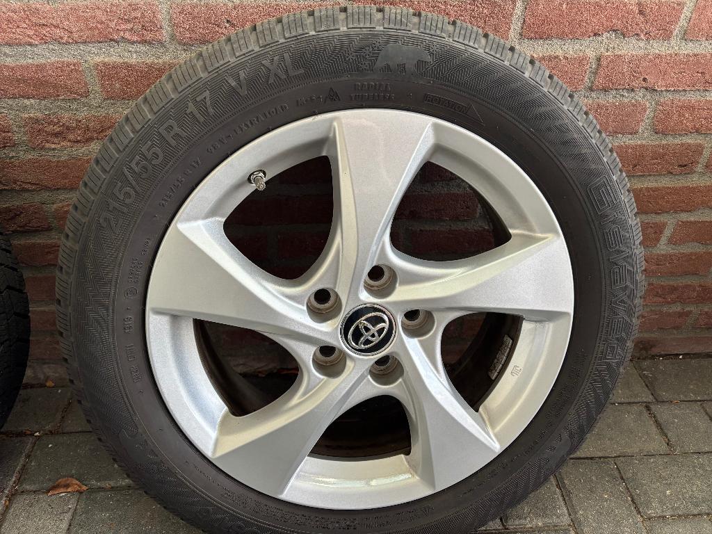 winterwielen met banden, Auto-onderdelen, Banden en Velgen, Banden en Velgen, Winterbanden, 17 inch, 215 mm, Personenwagen, Gebruikt