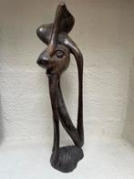 Abstract Houten Sculptuur Handgemaakt Kunstobject Beeldhouww, Ophalen of Verzenden
