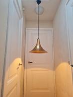 Vintage metalen heksenhoed lamp, messingkleurig, jaren 70, Huis en Inrichting, Lampen | Hanglampen, Ophalen of Verzenden, Zo goed als nieuw