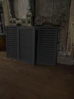 3 Kleine Houten Louvre luiken, Huis en Inrichting, Woonaccessoires | Overige, Ophalen of Verzenden, Gebruikt
