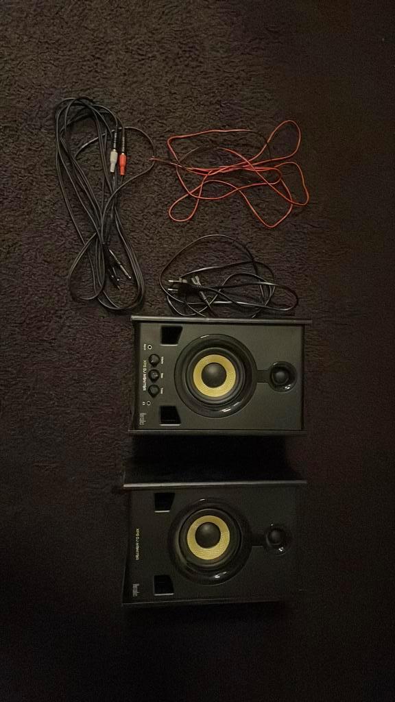 Hercules speakers, Computers en Software, Pc speakers, Zo goed als nieuw, Ophalen
