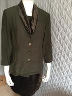 Caroline Biss 3 dlg zijde mantelpak 42 Glamour Coll. (2B22), Kleding | Dames, Tweedehands verkoop, Tweedehands verkoop, Ophalen of Verzenden