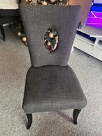 MOET WEG! 6 Grijs/bruine Kuka eetkamerstoelen - Complete Set, Ophalen, Gebruikt, Vijf, Zes of meer stoelen, Stof