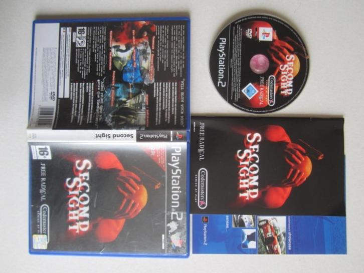 Second Sight PS2 Playstation 2, Spelcomputers en Games, Games | Sony PlayStation 2, Zo goed als nieuw, Avontuur en Actie, 1 speler
