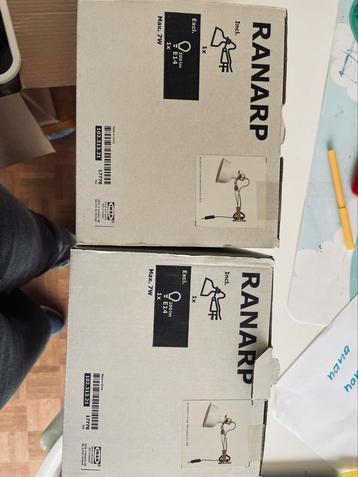 Ranarp wit ikea wandlamp 2x  beschikbaar voor biedingen