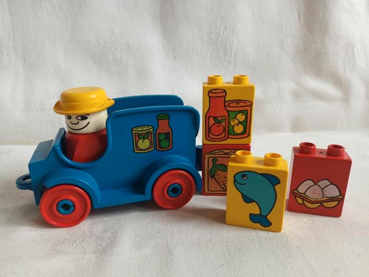 Vintage Duplo 2623 Delivery Truck, Kinderen en Baby's, Speelgoed | Duplo en Lego, Gebruikt, Duplo, Ophalen of Verzenden
