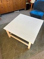 Vierkante witte salontafel - IKEA HEMNES, Huis en Inrichting, Tafels | Salontafels, Ophalen, Gebruikt, 100 tot 150 cm, 50 tot 100 cm