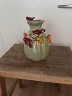 Vaasjes aardewerk vogels, Huis en Inrichting, Woonaccessoires | Vazen, Ophalen, Overige kleuren, Aardewerk of Porselein, Zo goed als nieuw