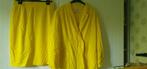 Vintage geel pakje maat L geel mondi, Ophalen of Verzenden, Gedragen, Maat 42/44 (L), Kleding