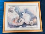 Aquarel schilderij, Minder dan 50 cm, Ophalen of Verzenden, Zo goed als nieuw, Schilderij