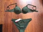 Nieuw - Elle sportieve bikini legergroen - 80B + L, Ophalen of Verzenden, Nieuw, Groen, Bikini