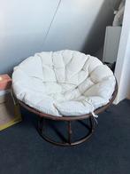 Papasan Rotan Loungestoel, Huis en Inrichting, Gebruikt, Ophalen of Verzenden, 100 tot 125 cm, Riet of Rotan