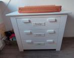 Witte Commode met Lades, Gebruikt, 50 tot 70 cm, 100 cm of meer, Commode