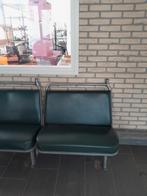 Vintage trambank wachtkamerbank, Ophalen of Verzenden