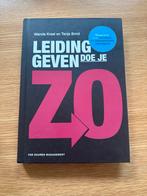 Leidinggeven doe je zo - Wanda Kraal & Tanja Smid, Ophalen of Verzenden, Nieuw, Management