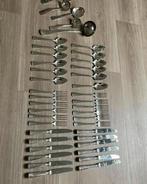 Verzilverd bestek Haags lofje, Ophalen of Verzenden, Zo goed als nieuw, Zilver