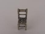 Zilveren miniatuur stoel                                Z224, Antiek en Kunst, Antiek | Goud en Zilver, Ophalen of Verzenden, Zilver