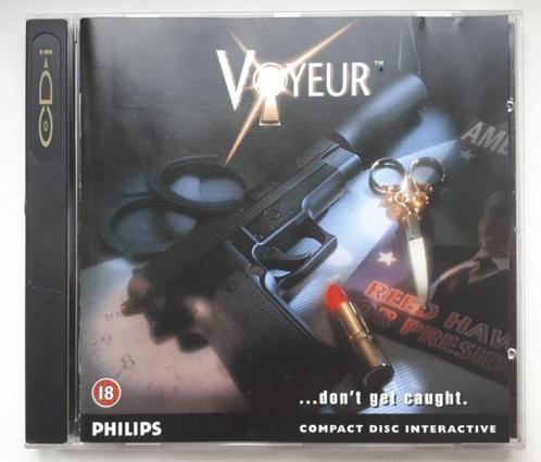 CD-i 'Voyeur' spionage actie spel game, Spelcomputers en Games, Games | Overige, Zo goed als nieuw, Avontuur en Actie, 1 speler