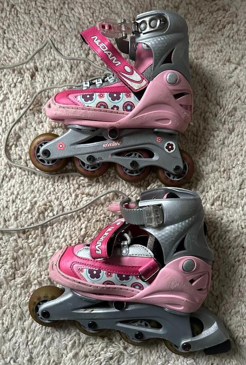 Mooie kids inline skate set maat 30-33 + pads + tas- skeeler, Sport en Fitness, Skeelers, Inline skates 4 wielen, Overige merken