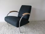 gelderland fauteuil 5470 design jan des bouvrie als nieuw, Huis en Inrichting, 75 tot 100 cm, Zo goed als nieuw, Hout, 50 tot 75 cm