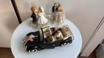 Bruidsauto met bruidspaar figuurtjes: leuk als decoratie, Ophalen of Verzenden, Gebruikt