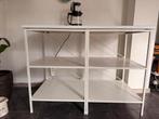 Wit metalen rek met planken (Ikea Kitchen Island), Huis en Inrichting, Kasten | Stellingkasten, Ophalen, Zo goed als nieuw