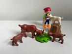 4785 Playmobil Meisje met geitjes, Kinderen en Baby's, Speelgoed | Playmobil, Complete set, Ophalen of Verzenden, Zo goed als nieuw