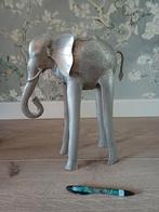 Metalen Olifant Beeld/ waxinelichtje, Ophalen of Verzenden, Zo goed als nieuw, Metaal, Dierenbeeld