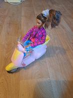 Scooter met barbie, Ophalen of Verzenden, Zo goed als nieuw, Barbie