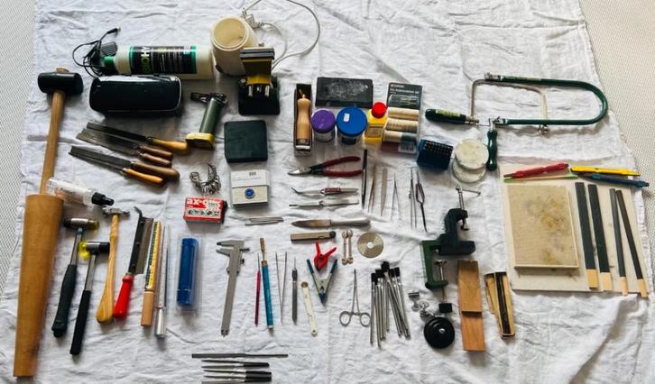 Goudsmedengereedschap Goudsmeden Handwerk Kunstnijverheid, Hobby en Vrije tijd, Knutselen, Zo goed als nieuw, Ophalen of Verzenden