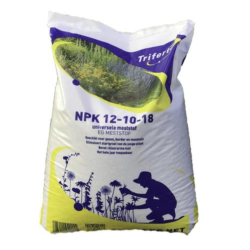 Triferto Universele Meststof NPK 12-10-18, Tuin en Terras, Aarde en Mest, Kunstmest, Ophalen of Verzenden