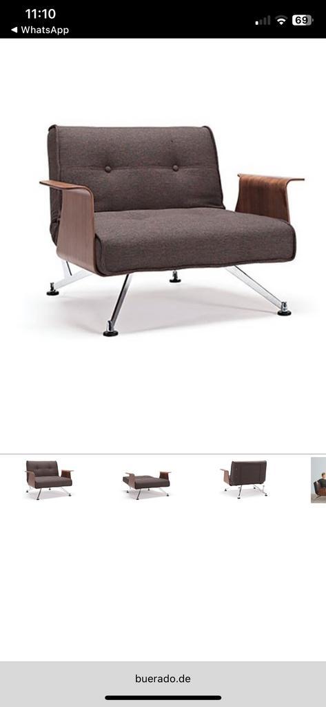 2 grijze fauteuils van het merk Innovation, Huis en Inrichting, Fauteuils, Gebruikt, Stof, Ophalen