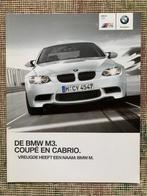 Folder brochure BMW M3 coupe en cabrio E92 E93 2012 nieuw!, Nieuw, Ophalen of Verzenden, BMW, BMW