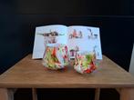 Mooie puntgave Fidrio Mixed Colours vaasjes, Huis en Inrichting, Woonaccessoires | Vazen, Ophalen of Verzenden, Zo goed als nieuw
