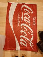 40 jaar oude Coca Cola vlag, vintage. Rood met Wit, Diversen, Ophalen of Verzenden, Zo goed als nieuw
