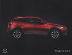 Brochure Mazda CX-3 2018, Gelezen, Mazda, Ophalen of Verzenden