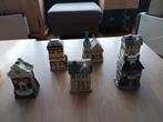 Kersthuisjes - Set van 6, Ophalen of Verzenden, Zo goed als nieuw