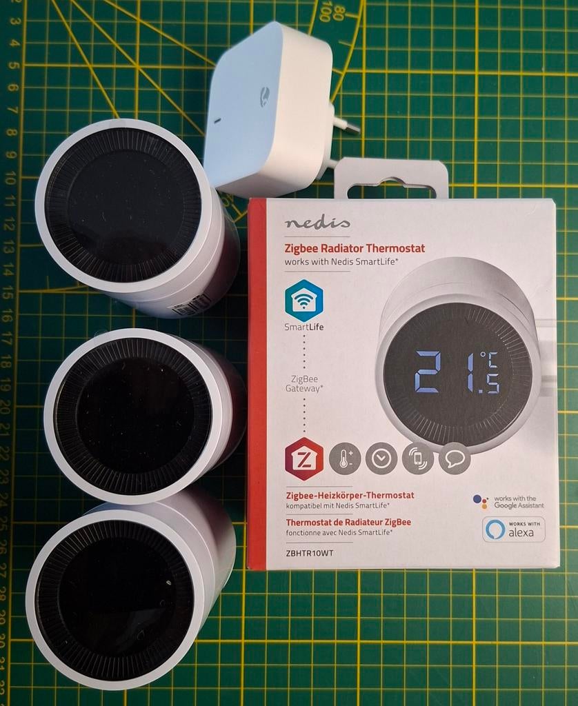 Zigbee Nedis Slimme Radiator Thermostaat, Ophalen of Verzenden, Nieuw