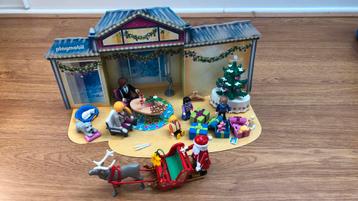 Playmobil thema kerst in huis